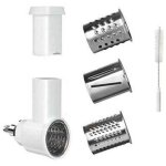 Accessoire de trancheuse de l�gumes - zor� - pour kitchenaid robot p�tissier - 3 lames en acier inoxydable ...