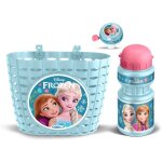 Accessoires pour v�lo - disney - la reine des neiges - corbeille bidon et sonnette - tout type de guidon ...