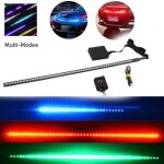 Accessoires de voiture 22 7 - couleur dc 12v 48 led rgb scanner voiture flash suv moto strobe knight ...