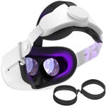 Accessoires vr pour oculus / meta quest 2 - woopso - sangle elite - protection lentille - confort am�lior� ...