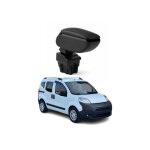 Accoudoir pour peugeot bipper 2008 - 2016 vinyl abs noir coulissant