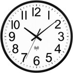 Accshine horloge murale radio pilotée sans tic - tac silencieuse à quartz 30 cm grande horloge murale ... Accshine horloge murale radio pilotée sans tic - tac silencieuse à quartz 30 cm grande horloge murale ...