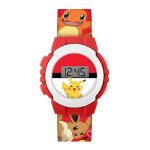 Accutime montre digitale enfant pok4374 pok�mon - cadran pok�ball & pikachu rouge coffret
