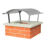 Acier inoxydable chapeau de chemine couvercle de pluie hotte de chemine couvercle de chemine toutes ...