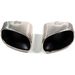 Acier inoxydable chrom embout dchappement pour bmw x5 e70 2007 +