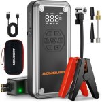 Acmount 7000a booster batterie voiture avec gonfleur 150psi 23800mah demarreur batterie (jusqu� 12v 8. ...