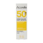 Acorelle cr�me solaire visage bio spf50 ? haute protection waterproof 50 ml