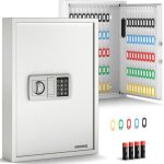 Acropaq armoire � cl�s murale pour 100 cl�s - coffre � cl�s avec serrure �lectronique num�rique - 100 ...