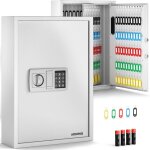 Acropaq armoire � cl�s murale pour 200 cl�s - coffre � cl�s avec serrure �lectronique num�rique - 200 ...