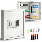 Acropaq armoire � cl�s murale pour 48 cl�s - boite � cl�s avec serrure �lectronique num�rique - 48 pendentifs ...