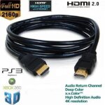 Acs � c�ble hdmi 2. 0 3m slim 4k / ultra hd 2160p