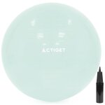 Actiget ballon de fitness 65 cm pour exercices de pilates et yoga avec pompe gymnastique menthe
