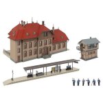Set de gare - faller - gare de passendorf - �poque iii - 396 pi�ces - mixte - multicolore