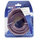C�ble de haut - parleur - acv - 2x150 mm� 10 m - transparent / bleu - hifi auto - filaire