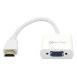 Adapt. hdmi male vers vga f - + audio connectland