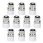 Adaptateur dampoule � vis b22 � e14 10 pi�ces support convertisseur - thjr518