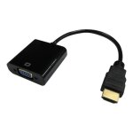 Adaptateur audio / vid�o - dlh - dy - tu4746b - hdmi m�le vers vga femelle - 24 cm - 1920x1080@60hz