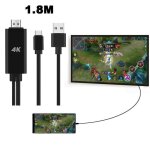 Adaptateur audio video usb c de type c vers hdmi 4k cble tv hdtv av numrique pour samsung note 9 ocs398 ...