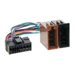 Adaptateur autoradio - jvc - iso 16 pin - universel - noir - pour voiture