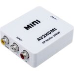 Adaptateur av vers hdmi - mini box - 1080p - filaire - plastique