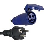 Adaptateur prise femelle cee ip44 pour borne de camping - c�ble de 03m h07rn - f 3g1. 50 mm� - garantie ...
