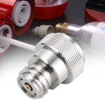 Adaptateur de co2 en laiton remplacer la conversion de la cartouche de rservoir pour sodastream (argent) ...