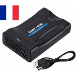 Adaptateur convertisseur pritel (scart) vers hdmi 1080p hd tv vido + cble