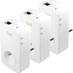 Adaptateur cpl - lea - netsocket 1800 - 1800 mbits / s - prise gigogne - ethernet gigabit Adaptateur cpl - lea - netsocket 1800 - 1800 mbits / s - prise gigogne - ethernet gigabit