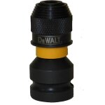 Adaptateur dewalt pour boulonneuse à chocs 1 / 2 vers 1 / 4 - dt7508 - corps renforcé - zone de torsion ... Adaptateur dewalt pour boulonneuse à chocs 1 / 2 vers 1 / 4 - dt7508 - corps renforcé - zone de torsion ...