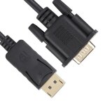 Adaptateur displayport vers vga - estink - 1. 8m - r�solution 1080p - audio et vid�o hd - connecteurs ...