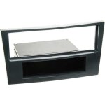 Adaptateur de fa�ade 1 - din avec vide poche compatible avec opel corsa d stealth noir