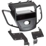 Adaptateur de fa�ade 2 - din pour avec vide poche ford fiesta 2008 > noir