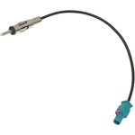 Adaptateur fakra iso din - universel - pour antenne autoradio - compatible vw opel fiat audi citron