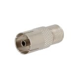 Adaptateur femelle f / femelle 9. 52mm d - home - raccord adaptateur fiche f - 9. 52mm femelle - femelle ...