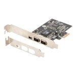 Adaptateur firewire pcie digitus ds - 30201 - 5 - 3 ports firewire