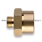 Adaptateur pour bouteille de gaz oxygene filetage m12  m10 kemper
