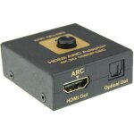Adaptateur hdmi arc vers hdmi et convertisseur audio optique 4k 3d 1080p cec a557