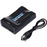 Adaptateur hdmi vers pritel convertisseur vido audio 1080p scaler smartphone stb dvd avec cble usb ...