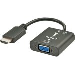 Adaptateur hdmi vers vga - adaptateur - conversion vido et audio - noir - moniteurs et projecteurs