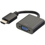 Adaptateur hdmi vers vga - haute qualit� - 1080p - noir ou blanc - connecteur m�le / femelle