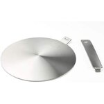 Adaptateur � induction - pzcc - disque convertisseur - plaque de diffusion de chaleur - 20 cm - aluminium ...