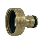 Adaptateur en laiton femelle - raccord rapide - arrosage de jardin - pression pn 6 bar - gaz iso 228 ... Adaptateur en laiton femelle - raccord rapide - arrosage de jardin - pression pn 6 bar - gaz iso 228 ...