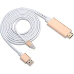 Adaptateur lightning 8 broches vers hdmi pour iphone