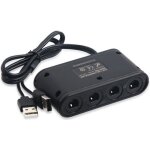 Adaptateur manette gamecube pour super smash bros adaptateur avec 4 ports pour wii u nintendo switch ...