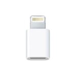 Adaptateur micro usb lightning - connecteur lightning - blanc