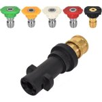 Adaptateur pour nettoyeur haute pressionconnexion rapide 1 / 4 compatible pour karcher k2 - k7avec 5 ...