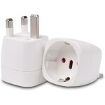 Adaptateur prise arabie saoudite x2 ? adaptateur prise anglaise type g adaptateur france vers uk prise ...