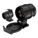 Adaptateur prise remorque - yd - 13 vers 7 broches - impermable - rsistant aux intempries - 12v