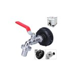 Adaptateur de r�servoir ibc connecteur � filetage 1 / 2 robinet cuve 1000l robinet recuperateur eau de ...