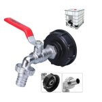 Adaptateur de réservoir ibc connecteur à filetage 1 / 2 robinet cuve 1000l robinet recuperateur eau de ... Adaptateur de réservoir ibc connecteur à filetage 1 / 2 robinet cuve 1000l robinet recuperateur eau de ...